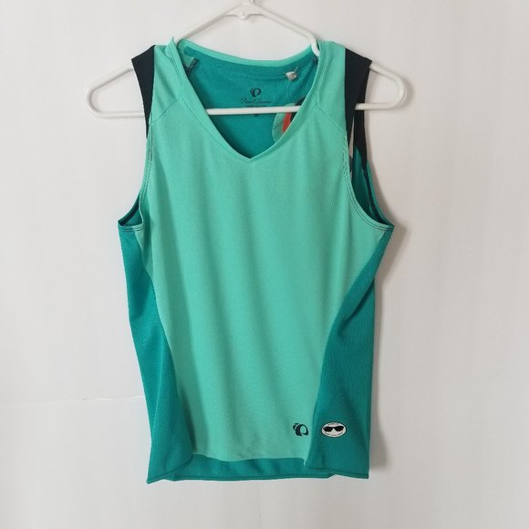Pearl Izumi NWT Cycling Tank Jersey Size Medium Aqua/Mint Retail $50 - Picture 3 of 13
